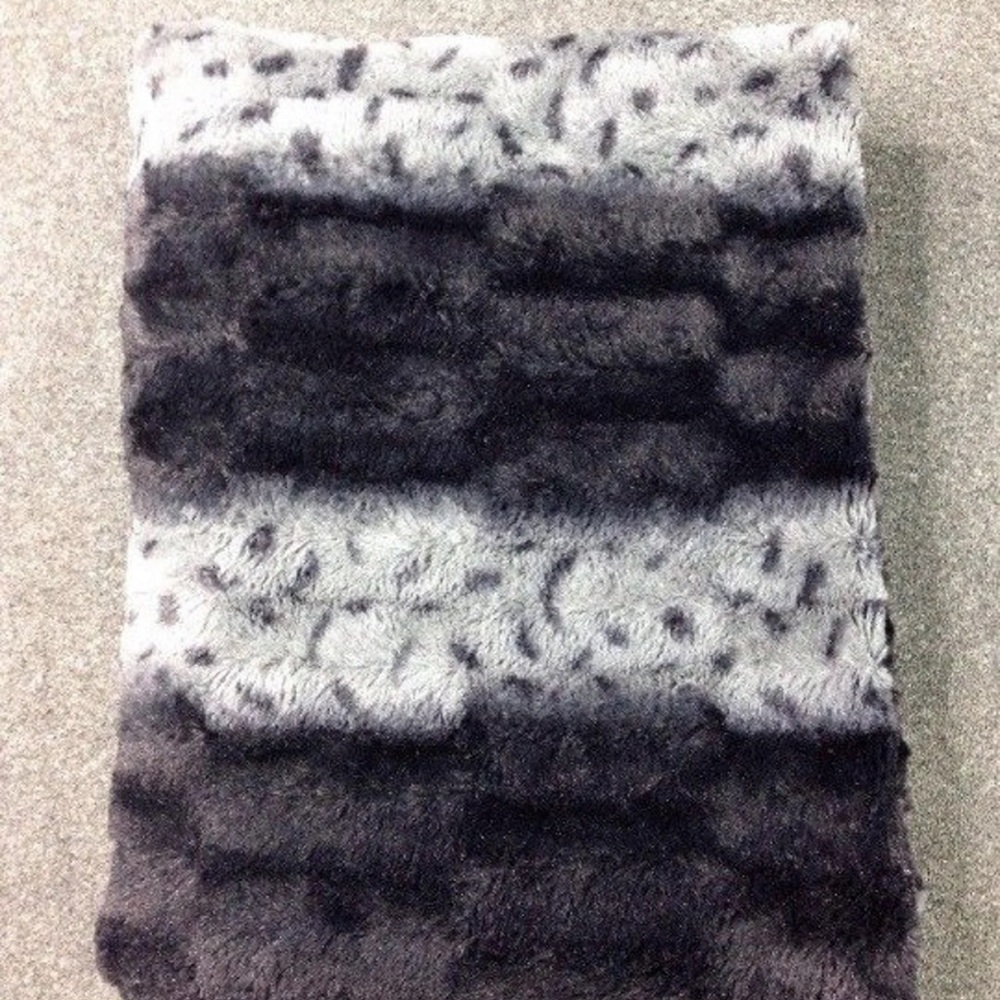 Jennifer Lopez discontinued Luxury Faux Fur Black Panther Throw Blanket 50 x 60